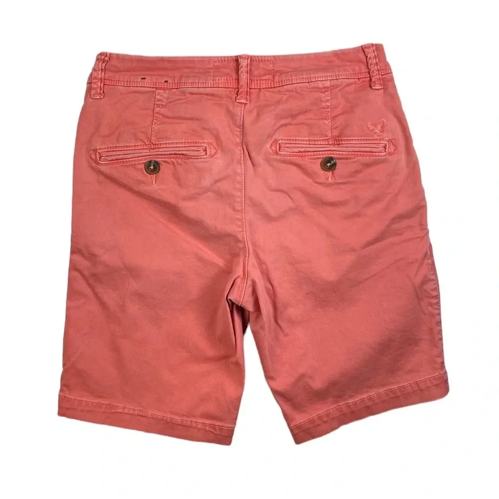 SH611 Mens American Eagle Outfitters Active Flex Slim Fit Chino Shorts 28